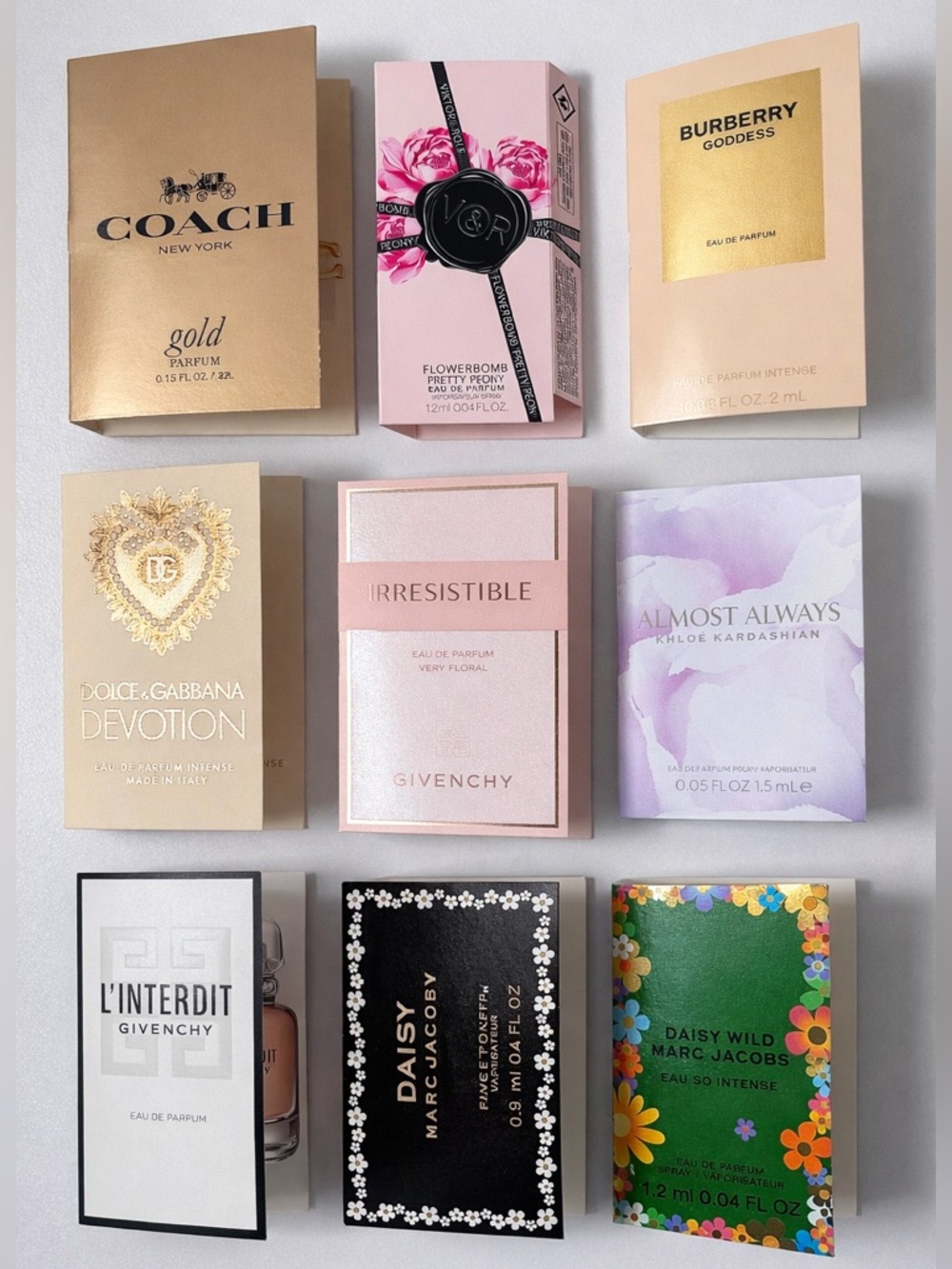 Luxury Fragrance Mini Set 9 pcs Designer Perfume Collection